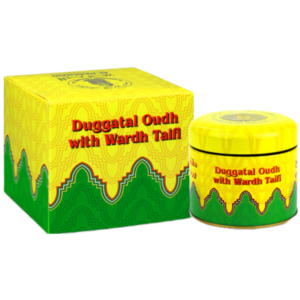 DUGGATUL OUDH WITH WARDH TAIFI 100gms BUKHOOR