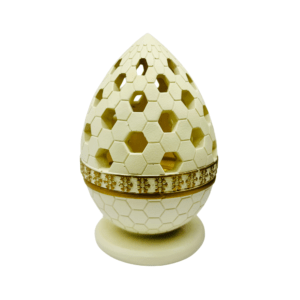 BAKHOOR BURNER EGG SHAPE – CREAM