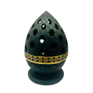 BAKHOOR BURNER EGG SHAPE – BLACK