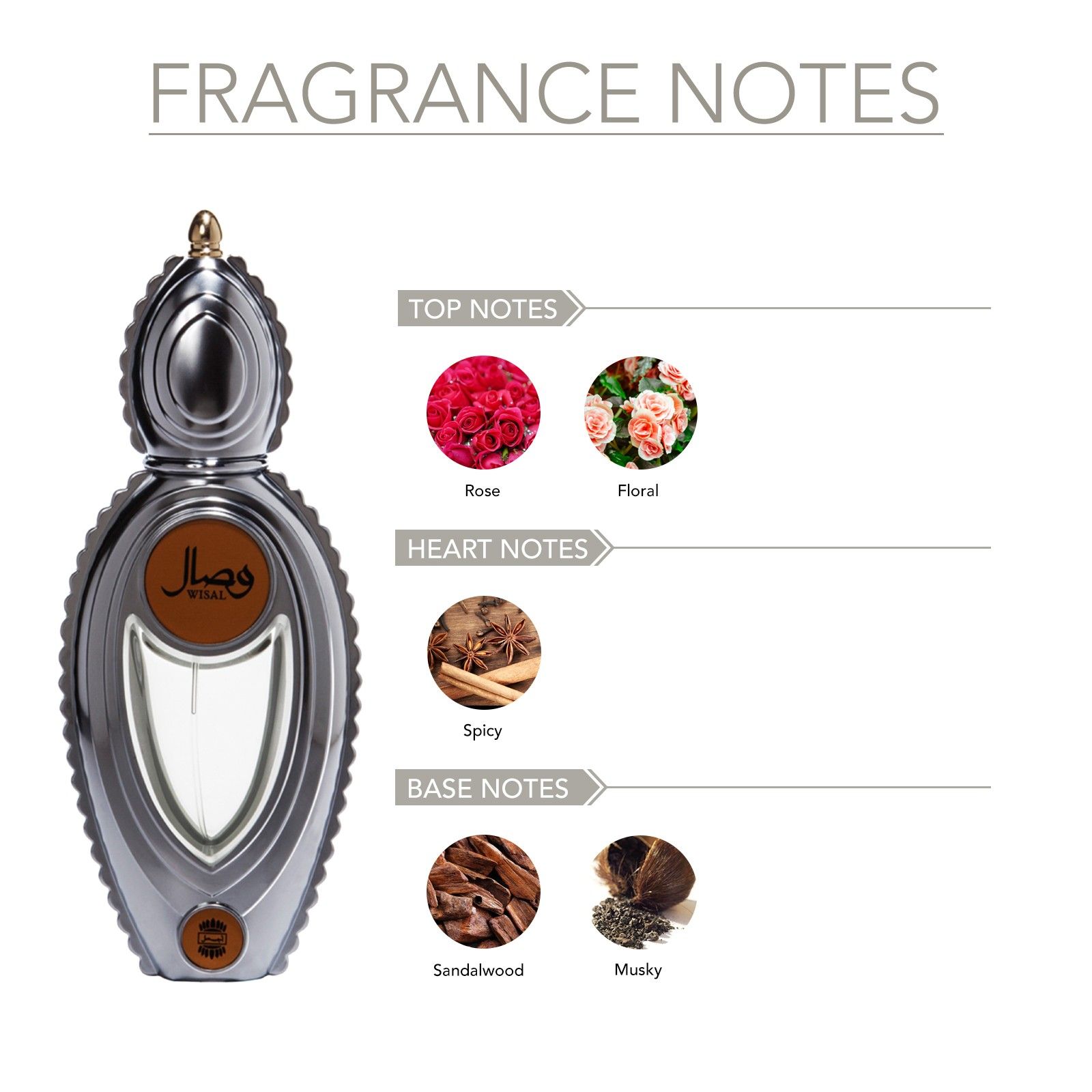 WISAL FOR UNISEX 50ml EDP - Image 3