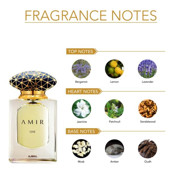 AMIR ONE FOR UNISEX 50ml EDP - Image 5