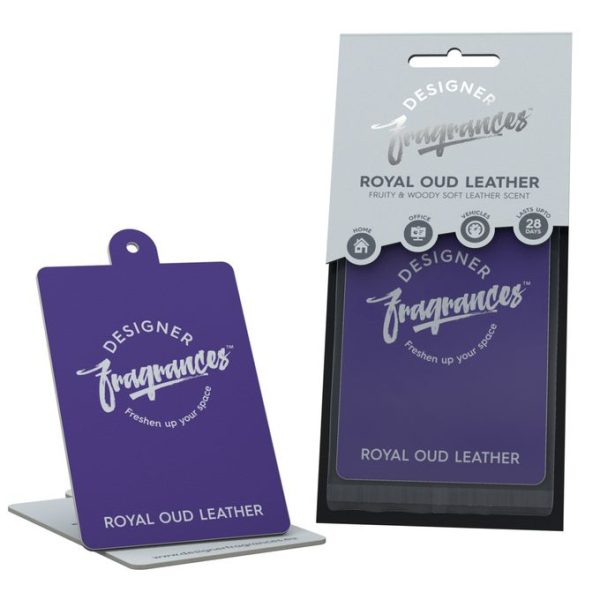 Royal Oud Leather Air Freshener Card