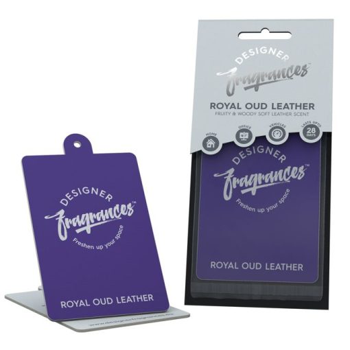 Royal Oud Leather Air Freshener Card