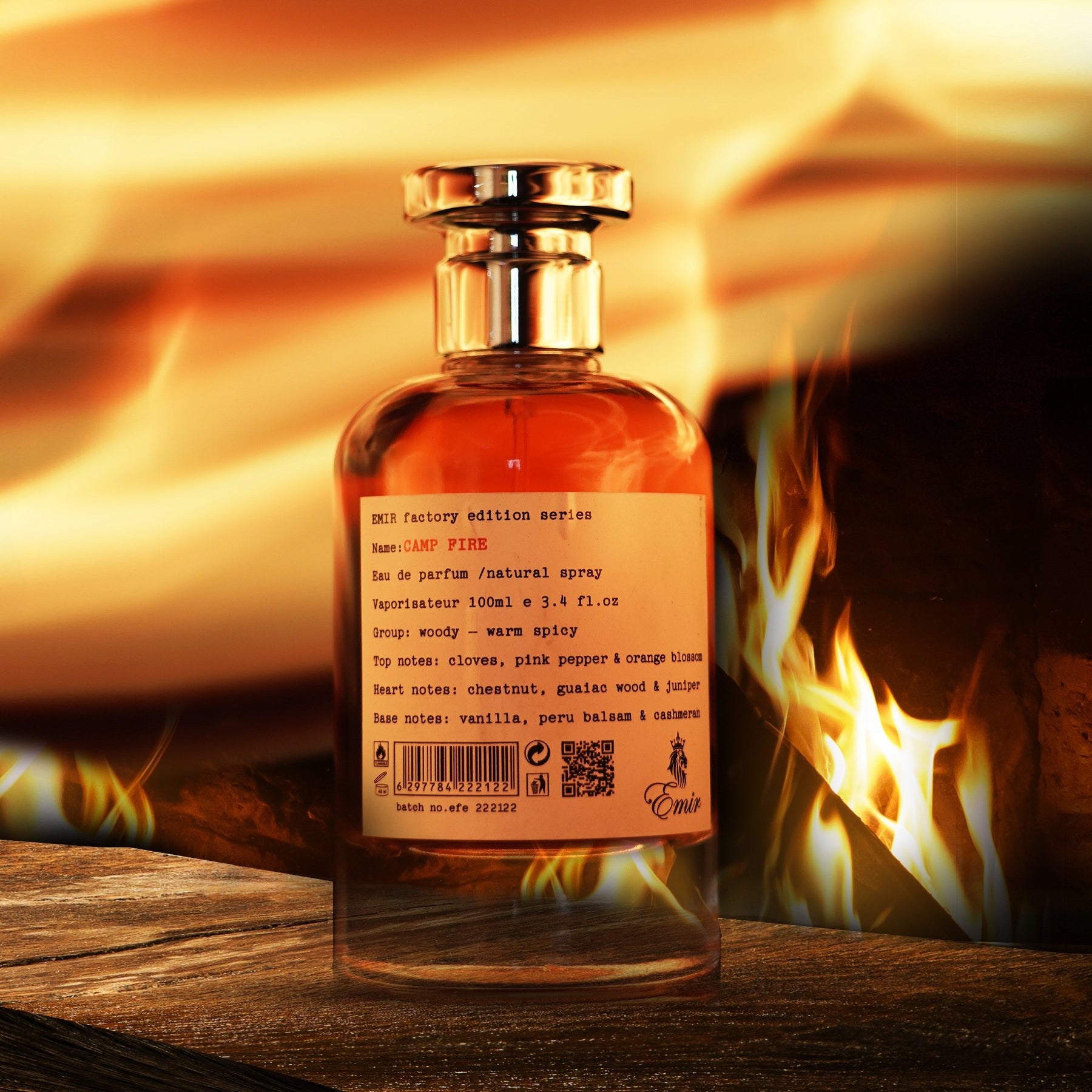 CAMP FIRE EMIR FACTORY EDITION FOR UNISEX 100ml EDP - Image 4