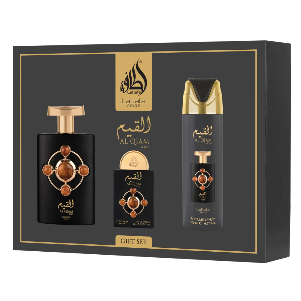 AL Qiam Gold For Unisex Gift Set