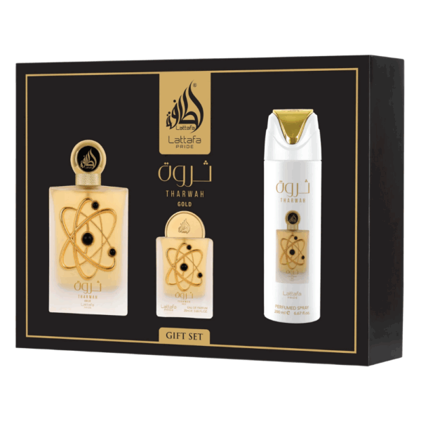 Tharwah Gold For Woman Gift Set
