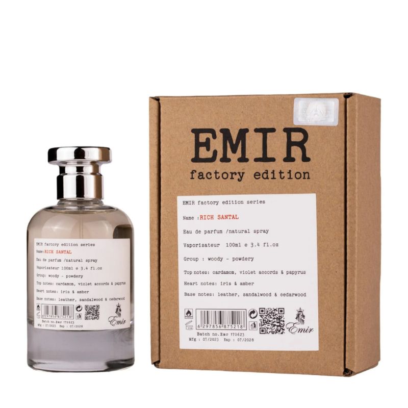 Rich Santal Emir Factory Edition For Unisex 100ml EDP - Image 3