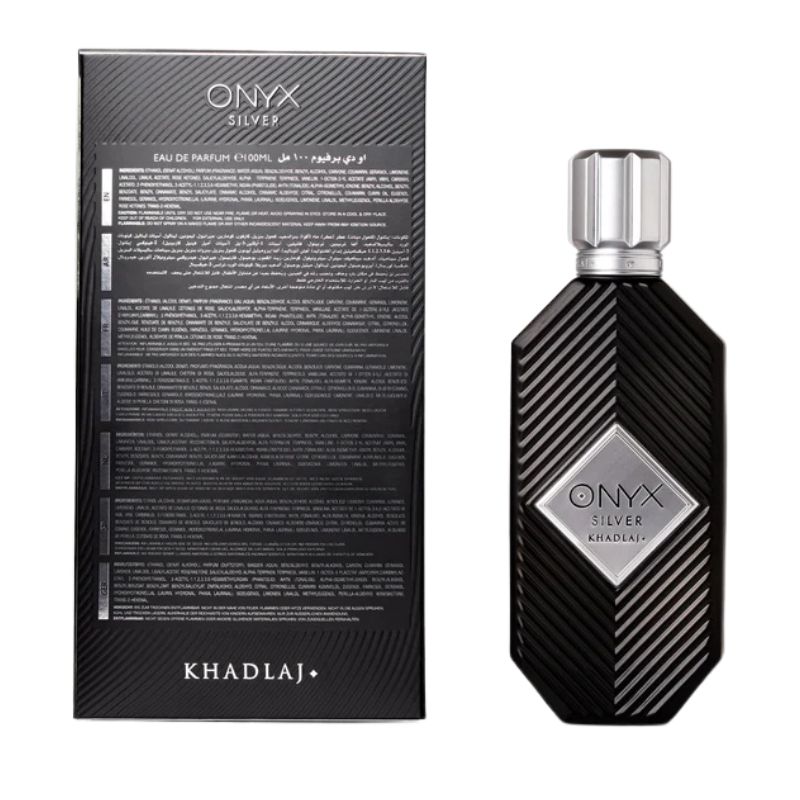 Onyx Silver For Unisex 100ml EDP - Image 4